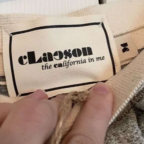 CLaeson MIDI Mini Skirt with pockets, Gray, tweed look, boho, Medium M, NWT - Picture 3 of 8